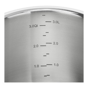 Ruostumattomasta teräksestä valmistettu kattila, kannella, 20 cm / 3,5 l, "ZWILLING Pro" - Zwilling