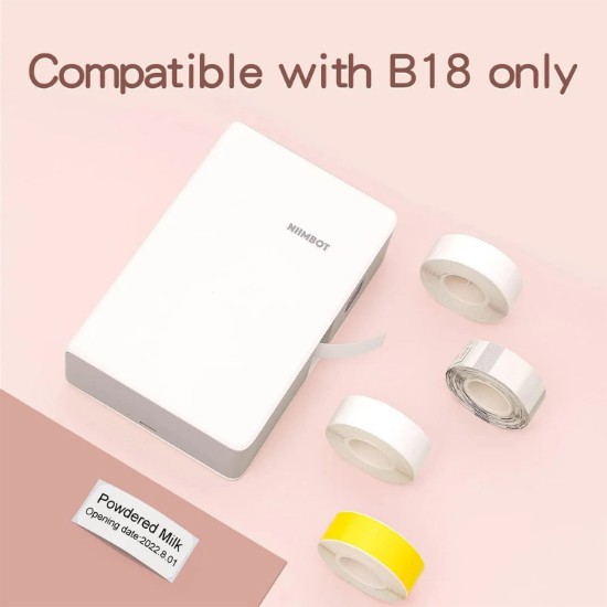 Banda transfer termic B18RR14-16, Negru - NIIMBOT