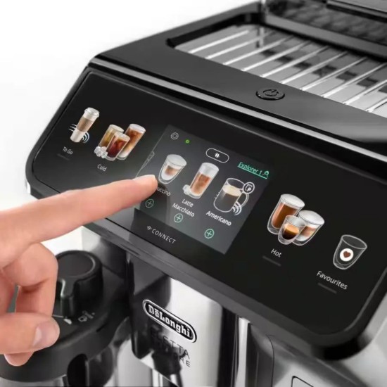 Espressor automat, 1450W, "Eletta Explore", Argintiu - DeLonghi