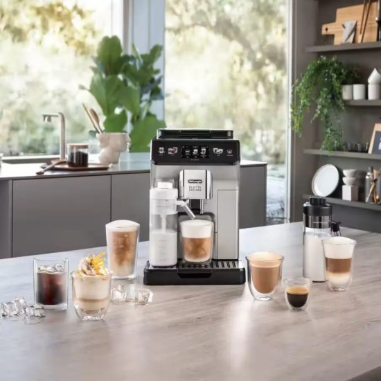 Espressor automat, 1450W, "Eletta Explore", Argintiu - DeLonghi