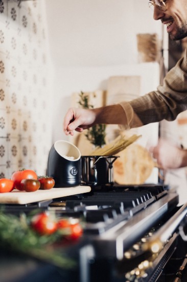 Kontenitur tal-melħ, ċeramika, 11cm, Truffle - Emile Henry
