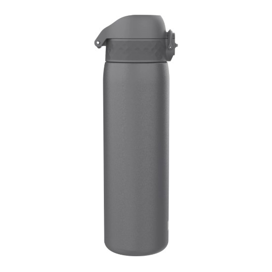 "Slim" boca za vodu, nehrđajući čelik, 600 ml, siva - Ion8