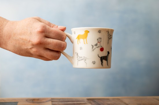 Porcelain mug, 250 ml, Dog - Mikasa