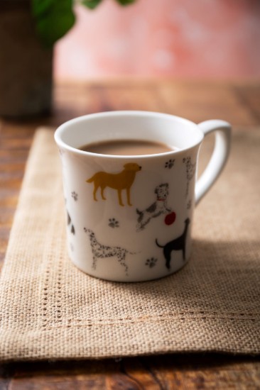 Porcelain mug, 250 ml, Dog - Mikasa