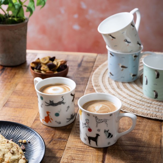 Porcelain mug, 250 ml, Dog - Mikasa