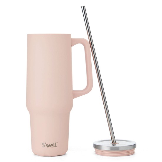 Isı yalıtımlı bardak, paslanmaz çelik, 1,1 L, Himalayan Salt - S'well