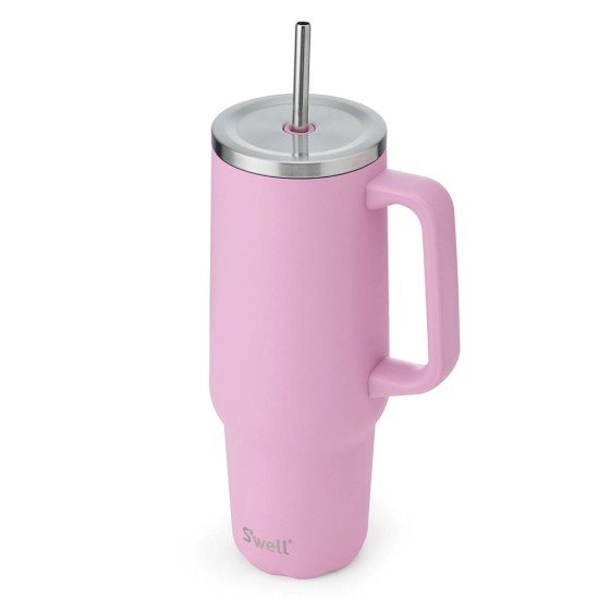 Isı yalıtımlı bardak, paslanmaz çelik, 1,1 L, Hydrangea Pink - S'well