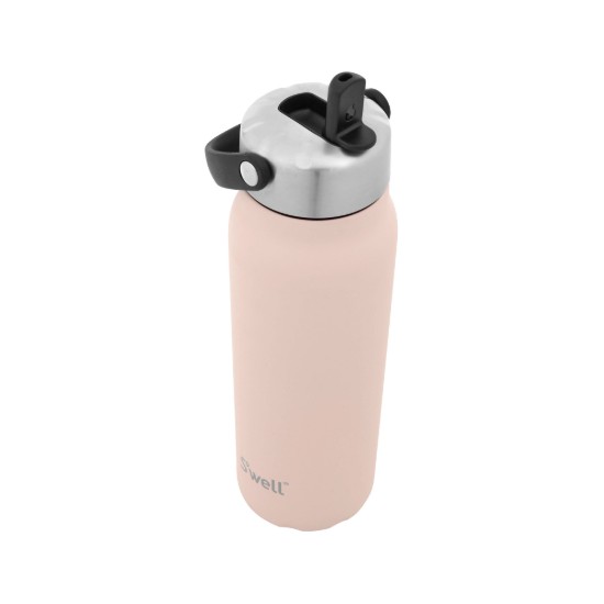 Thermos bottle for drinks, stainless steel, 700 ml, "Explorer Flip Straw", Himalayan Salt - S'well