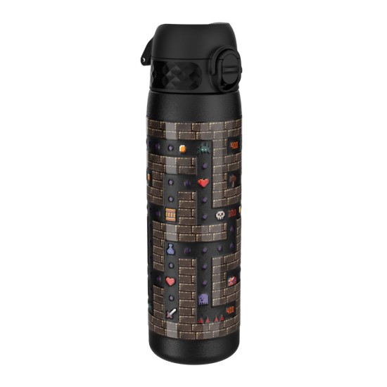 Slim buidéal uisce, cruach dhosmálta, 500ml, Gamer - Ion8