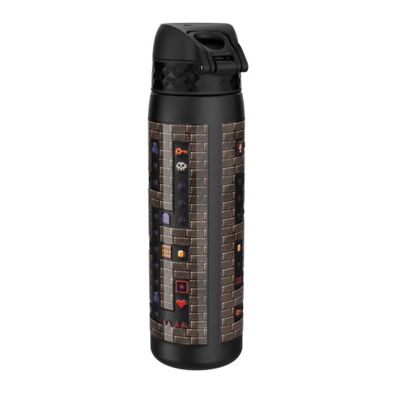 Slim buidéal uisce, cruach dhosmálta, 500ml, Gamer - Ion8