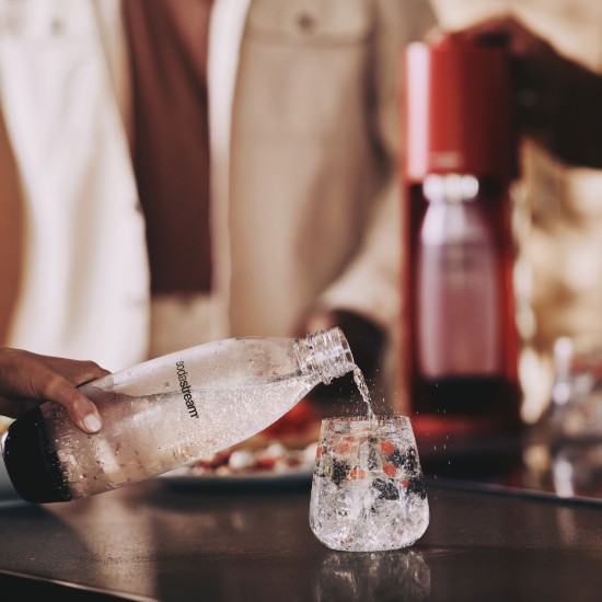 2 "Fuse" gazlı şişe seti, plastik, 1L, Siyah - SodaStream