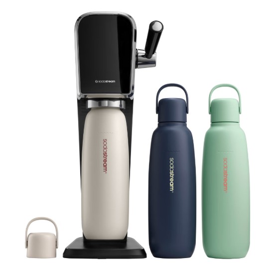 "Fizz&Go Cool" termos şişesi, paslanmaz çelik, 0,9 L, Storm - SodaStream