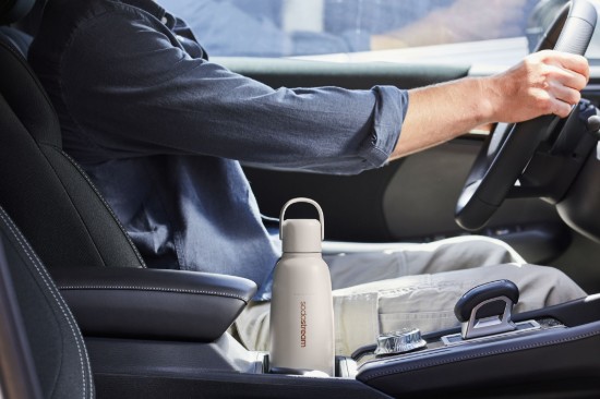 "Fizz&Go Cool" termos şişesi, paslanmaz çelik, 0,9 L, Sand - SodaStream