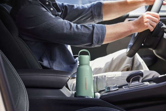 "Fizz&Go Cool" termos şişesi, paslanmaz çelik, 0,9 L, Mint - SodaStream
