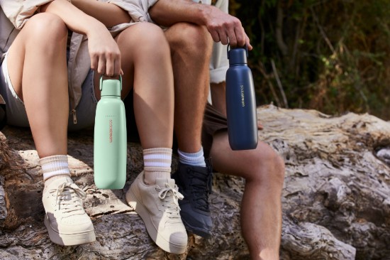 "Fizz&Go Cool" termos şişesi, paslanmaz çelik, 0,9 L, Mint - SodaStream