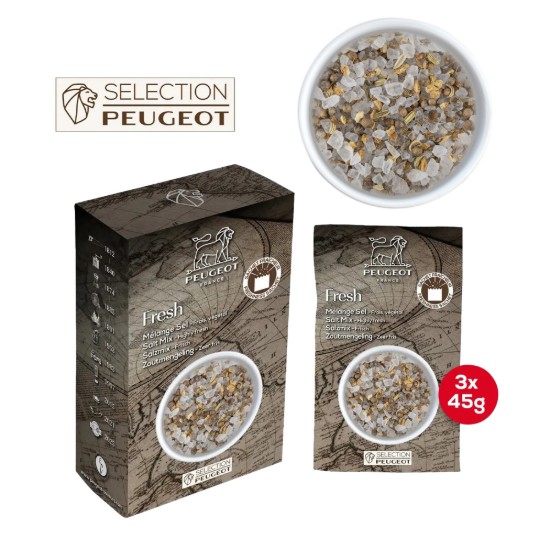Set od 3 vrećice mješavine soli 3x45g, "Fresh" - Peugeot