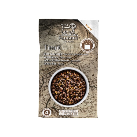 Set od 3 vrećice divlje paprike, nepalski, 4x10g, "Timut" - Peugeot