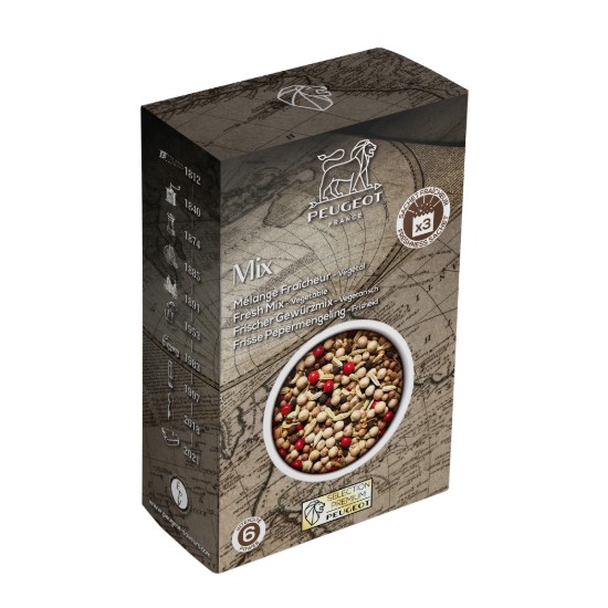 Sada 3 vrecúšok zmesi korenia na ryby, 3x20g, "Mix" - Peugeot