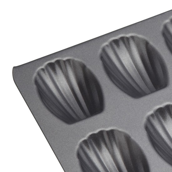 Moule à madeleine, 40 x 20 cm, acier - Kitchen Craft