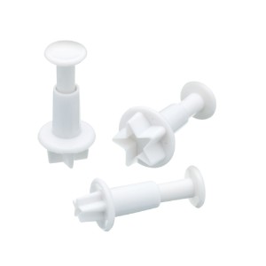 Komplet za okrasitev fondana, 3 kose, plastika - Kitchen Craft