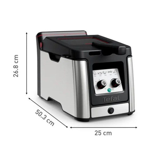 "Clear Duo" Derin Yağ Fritözü, 3,5 L, 2000 W - Tefal