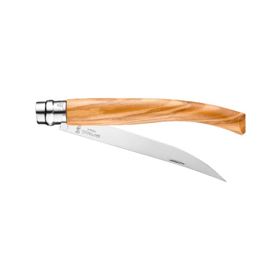Карманный нож N°10, с ножнами, нержавеющая сталь, 10 см, "Effilé", Olive - Opinel
