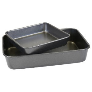 Sæt med 2 ovnplader, kulstofstål, “MasterClass” - Kitchen Craft