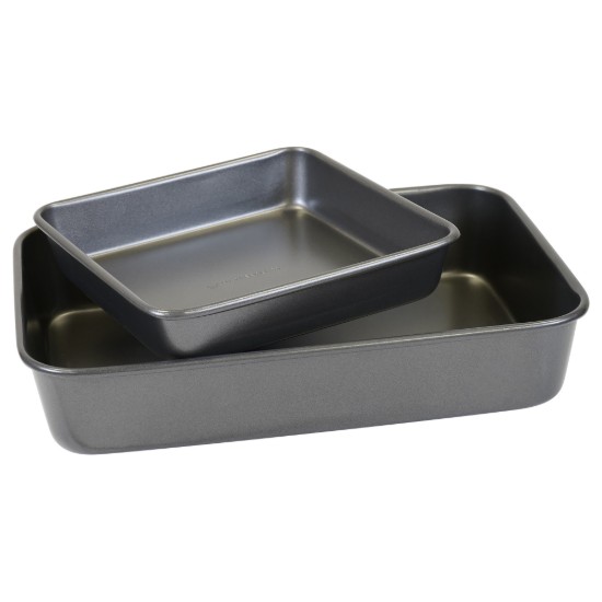 Komplet 2 pekačev za pečico, ogljikovo jeklo, “MasterClass” - Kitchen Craft