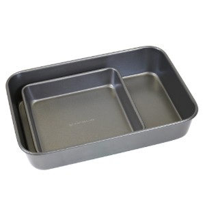 Sæt med 2 ovnplader, kulstofstål, “MasterClass” - Kitchen Craft