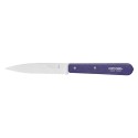 Savtakket kniv N°113, rustfrit stål, 10 cm, "Les Essentiels", Lilla -