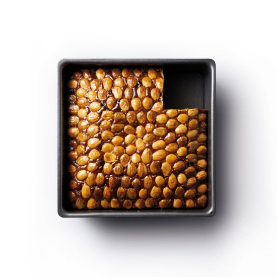 Diep, vierkant dienblad, staal, 30 × 30 cm - Kitchen Craft