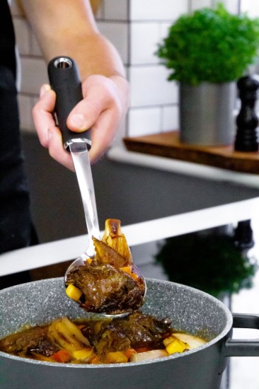 Łyżka kuchenna ze stali nierdzewnej, 33,5 cm - MasterClass