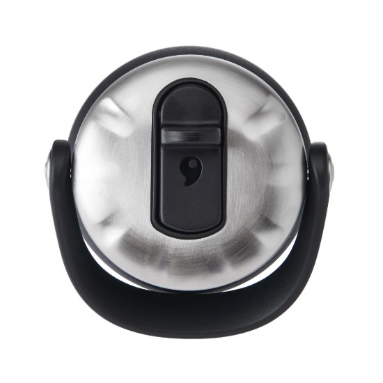 Geïsoleerde waterfles met ingebouwd rietje, roestvrij staal, 700 ml, "Explorer Flip Straw", Onyx - S'well