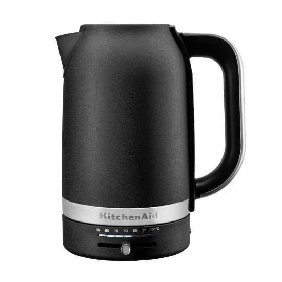 Variable temperature electric kettle, 1.7 L, Cast Iron Black - KitchenAid