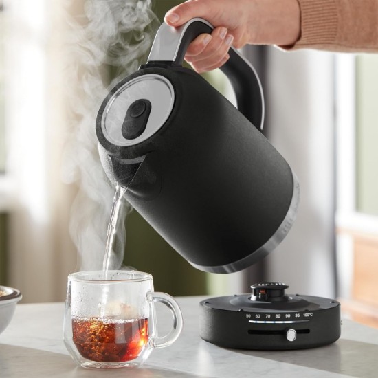 Variable temperature electric kettle, 1.7 L, Cast Iron Black - KitchenAid