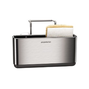 Sink caddy rack, 2 kompartimenti, stainless steel - simplehuman