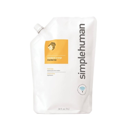 Ricarica di sapone liquido, profumo di mandarino, 1 L - simplehuman