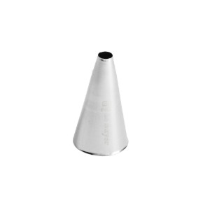 Pastry nozzle, straight tip, 6 mm - de Buyer