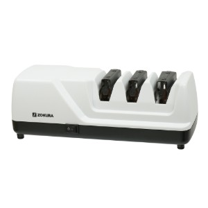 3-stage electric knife sharpener, 18W - Zokura