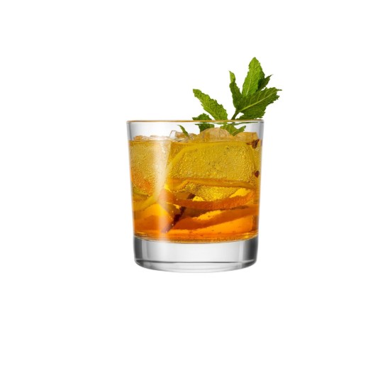 Lot de 6 verres à boire, en verre, 360 ml,  "Indro" - Borgonovo