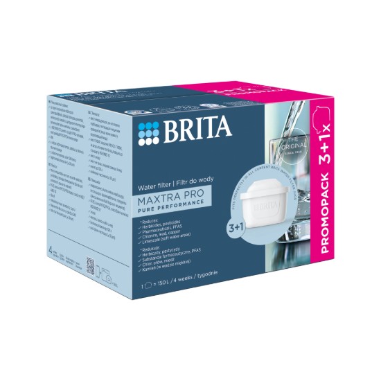 Set mit 3+1 Maxtra PRO Pure Performance Filtern