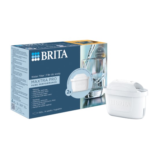 Set med 2 BRITA MAXTRA PRO Pure Performance vattenfilter