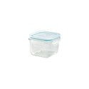 Contenitore quadrato per alimenti, in vetro, 210 ml, Blu - Glasslock