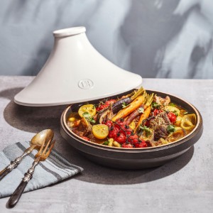 Keramický tajine, 33,5 cm / 4 l, "Delight", White&Slate - Emile Henry