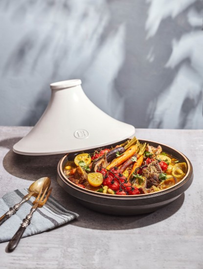 Keramický tajine, 33,5 cm / 4 l, "Delight", White&Slate - Emile Henry