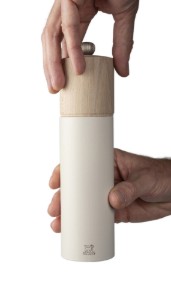 Salt grinder, 21 cm, "Boreal Z", Feather White - Peugeot