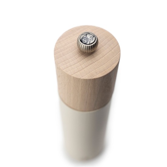 Salt grinder, 21 cm, "Boreal Z", Feather White - Peugeot