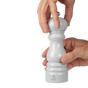 Salt grinder, 18 cm, "Paris u'Select Z", Pearl Grey - Peugeot