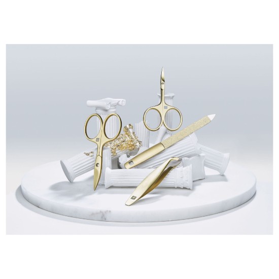 Nožnice na nechtovú kožtičku, nehrdzavejúca oceľ, 90 mm, Gold - Zwilling PREMIUM