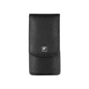 Lot de 3 pièces en acier inoxydable, étui en cuir, Noir - Zwilling Classic Inox